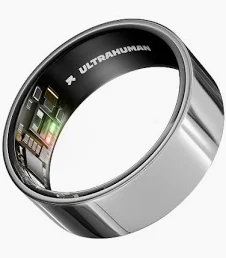 Ultrahuman Ring Air Smart Ring Space Silver Größe 14 – Fitness- & Schlaftracker