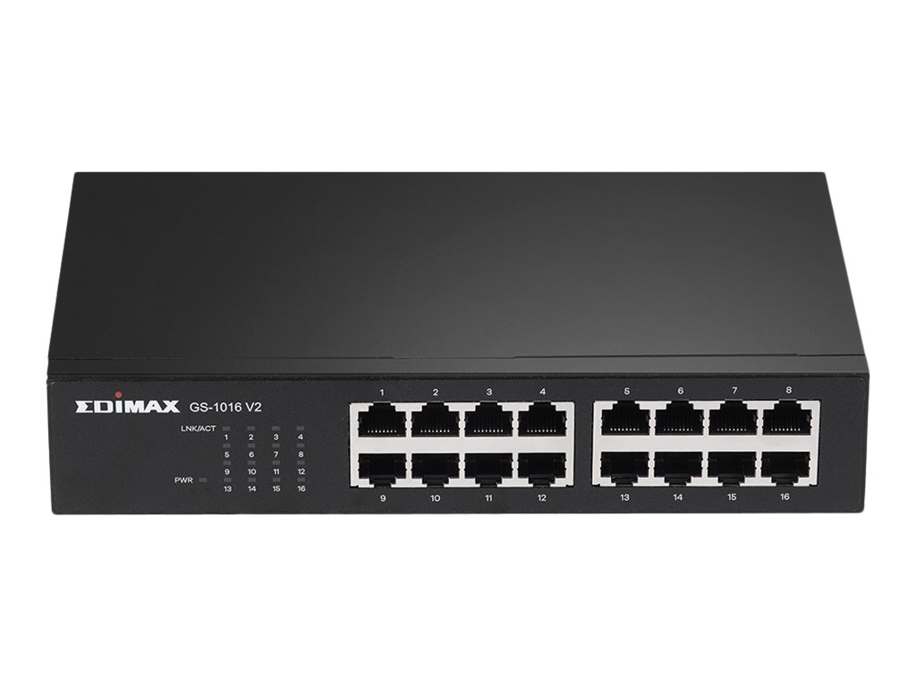 Edimax GS-1016 V2 Gigabit Switch 16 Ports Schwarz