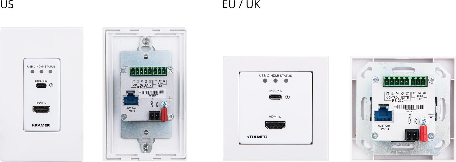 Kramer WP-20CT Frontblendensatz EU/UK Weiss (20-80565090)