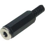 3,5 mm Klinkenkupplung, mono, 2 polig, Kunststoffgehäuse (22220511)