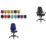 Topstar Bürodrehstuhl "Support SY", Stoff, bordeaux Bandscheibensitz, Synchronmechanik, stabiles Fußkreuz (8550 G27)