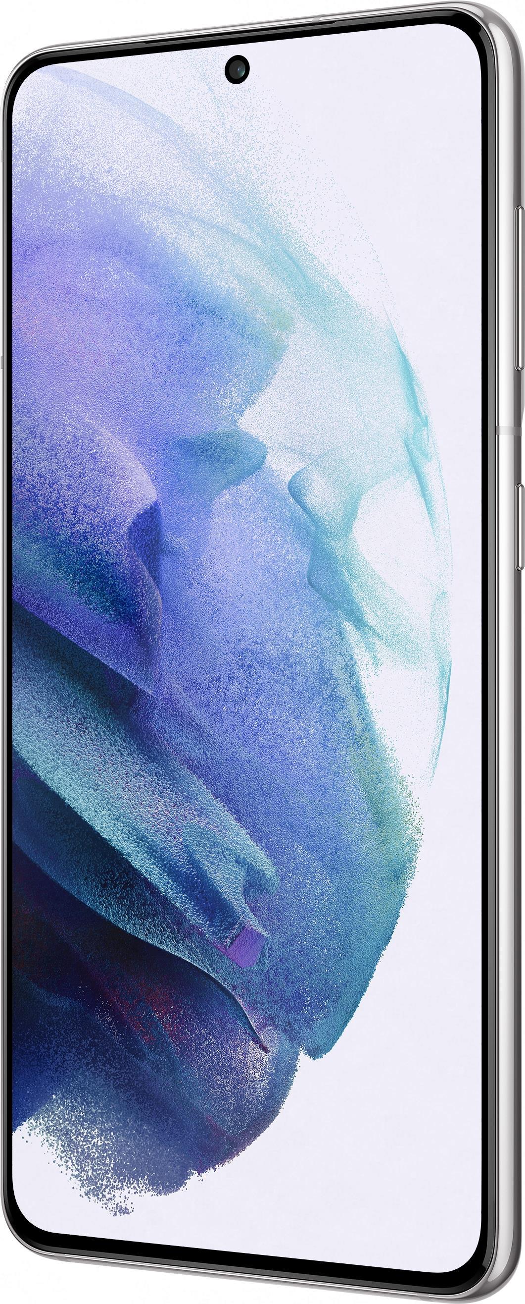 Samsung Galaxy S21 5G SM-G991B 15,8 cm (6.2" ) Dual-SIM Android 11 USB Typ-C 8 GB 128 GB 4000 mAh Weiß (SM-G991BZWDEUB)