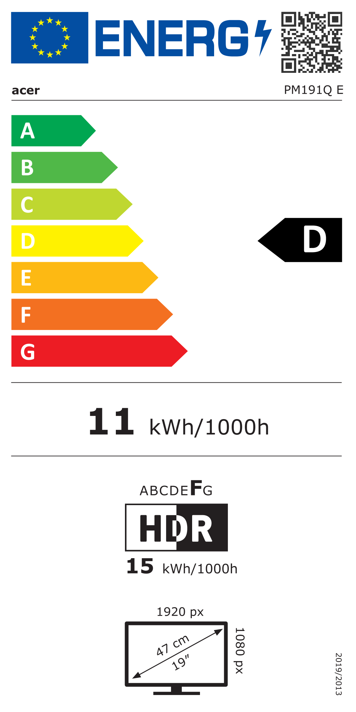 Energieeffizienzklasse D