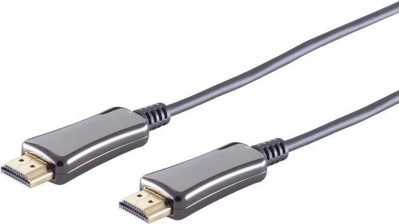 Optisches HDMI Kabel, 4K 60Hz, schwarz - Länge: 75,00 m (30-05755)
