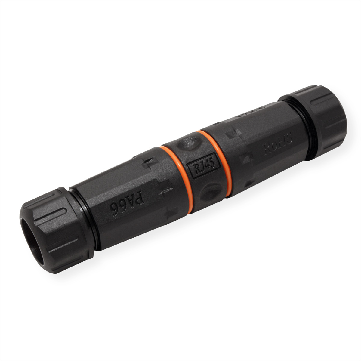 VALUE RJ-45 Kupplung geschirmt Cat.6A STP Outdoor/Industrie Schwarz
