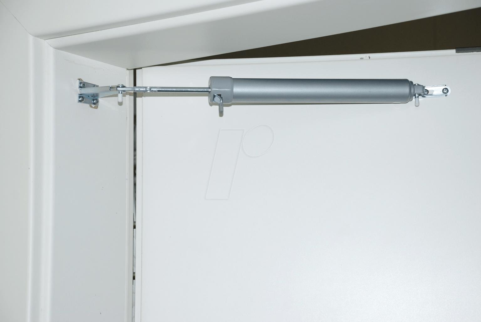 BRÜDER MANNESMANN MAN 41115 - Pneumatischer Türschließer, weiß (41115)