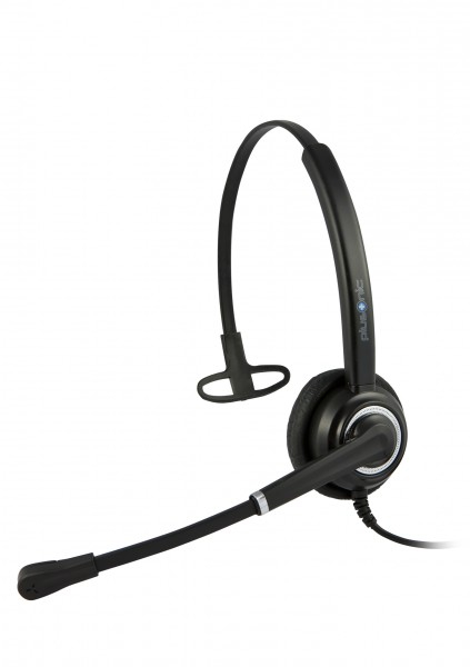 Plusonic 6612-7.1P Mono Headset Kabelgebunden Schwarz