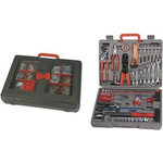 BRÜDER MANNESMANN Werkzeug-Satz, 555-tlg., im Kunstoffkoffer mit allen gebräuchlichen Werkzeuge, mit Kleinteilesortiment, - 1 Stück (M29555)
