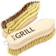 Peggy Perfect Drahtbürste "GRILL", Holz natur, spitz doppelter Holzkörper, Borsten aus Messing und Fiber, - 1 Stück (8500)