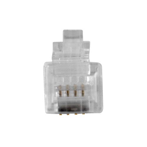 ACT TD102 RJ-10 (4P/4C) Modularstecker für Flachkabel