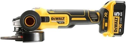 DeWalt DCK2026P2T-QW Kombiset DCD805 + DCG405, 18 V XR 2×5,0 Ah schwarz, gelb (DCK2026P2T-QW)