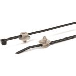 HellermannTyton Hellermann T50RFT5-PA66HS/PA66 BK/GY 500 Kabelbinder (150-55941)