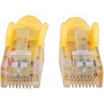 Intellinet Network Patch Cable, Cat6, 20m, Yellow, CCA, U/UTP, PVC, RJ45, Gold Plated Contacts, Snagless, Booted, Lifetime Warranty, Polybag (730440)