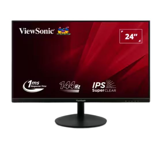 ViewSonic VA24E2-H 24" Full HD Office Monitor - IPS-Panel, 144Hz, HDMI, VGA-Eingänge (VA24E2-H (VS21091))