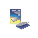 PELIKAN Stempelkissen 2 blau im Metallic Gehaeuse Stempelflaeche 7x11 cm blau getraenkt mit Farbe ohne oel. nachfuellbar (00331017)