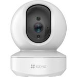 EZVIZ Indoor Schwenk / Neige Überwachungskamera Dome, IP Kamera 2K-Auflösung. 4MP, 350° / 55° schwenkbar mit 360° Blick, WLAN, LAN, Zwei-Wege-Audio, Nachtsicht, Smart Motion Tracking, Sleep Mode, TY1 4MP, H.265, Pan / Tilt, MicroSD-Karte und Cloud, Alexa (303101948)