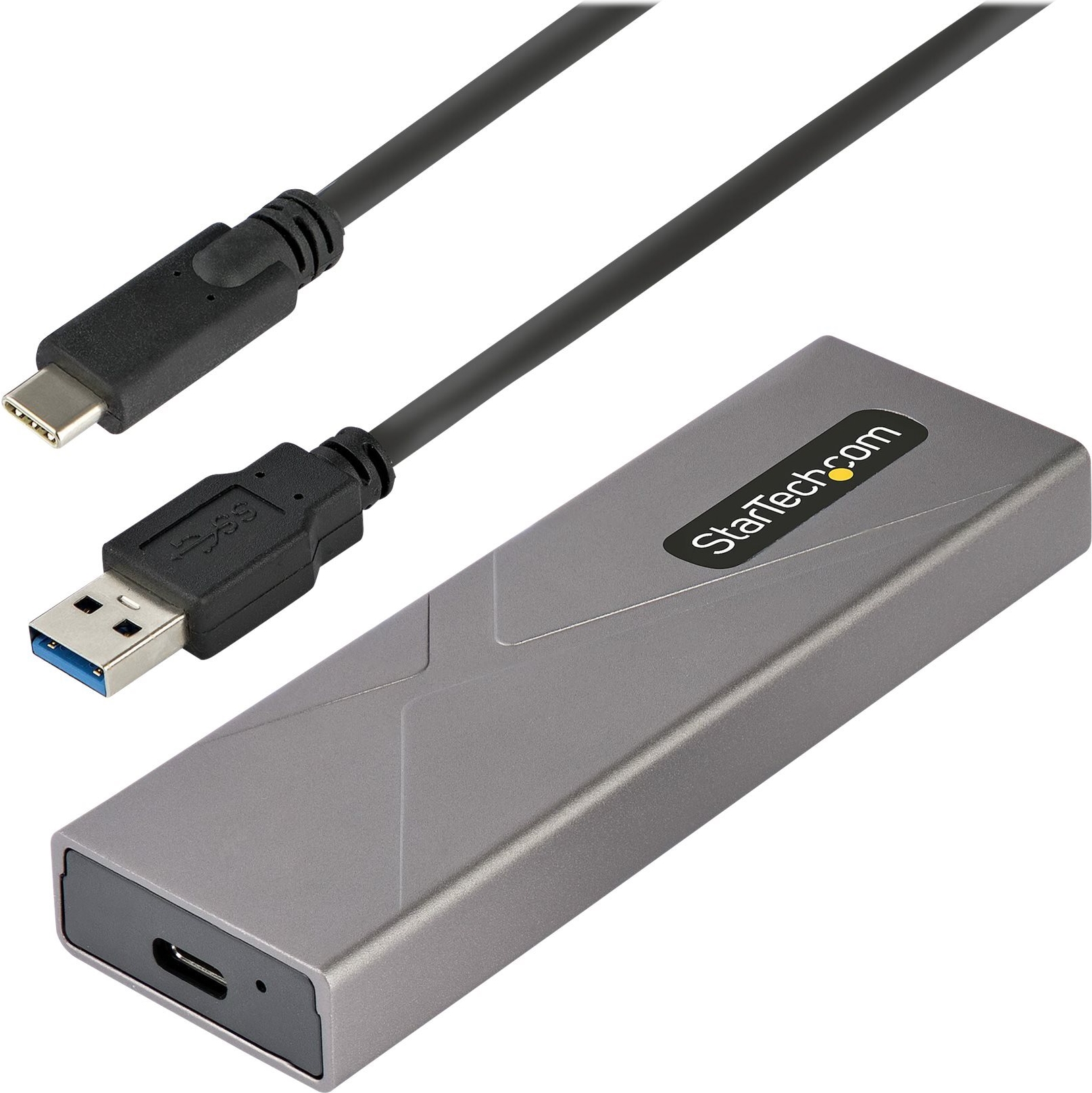 StarTech.com USB-C M.2 Externes Gehäuse für NVMe und SATA M.2 10Gbit/s Space-grau