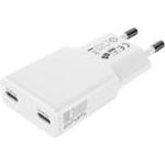 4smarts Netzladegerät PDPlug Slim Dual 30W GaN 2C weiß (541743)