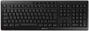 CHERRY STREAM - Tastatur - kabellos - 2.4 GHz - Schweiz - Tastenschalter: CHERRY SX - Schwarz