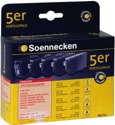 Soennecken Tintenpatrone 80176 wie Canon PGI5/CLI8 5 St./Pack. (80176)