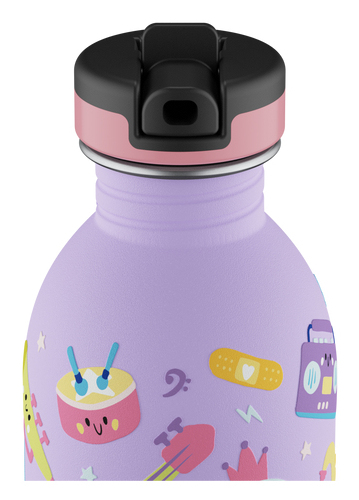 24Bottles Music Friends Trinkflasche 250 ml Violett