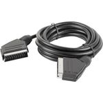 Lanberg CA-EUEU-10CC-0018-BK SCART-Kabel 1,8 m SCART (21-pin) Schwarz (CA-EUEU-10CC-0018-BK)