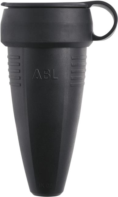 ABL Gummi Schuko-Kupplung 100000049 (TPE) schwarz Manschette IP44 10 (100000049)