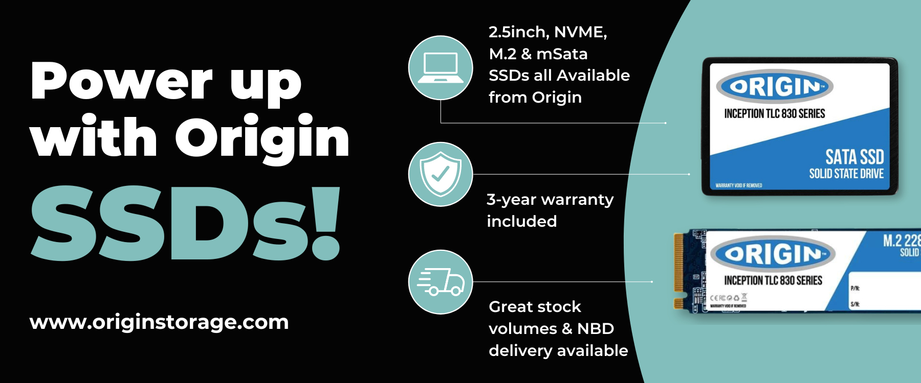 Origin Storage Inception TLC830 Pro 512 GB SSD M.2 2230 PCIe 3.0 NVMe