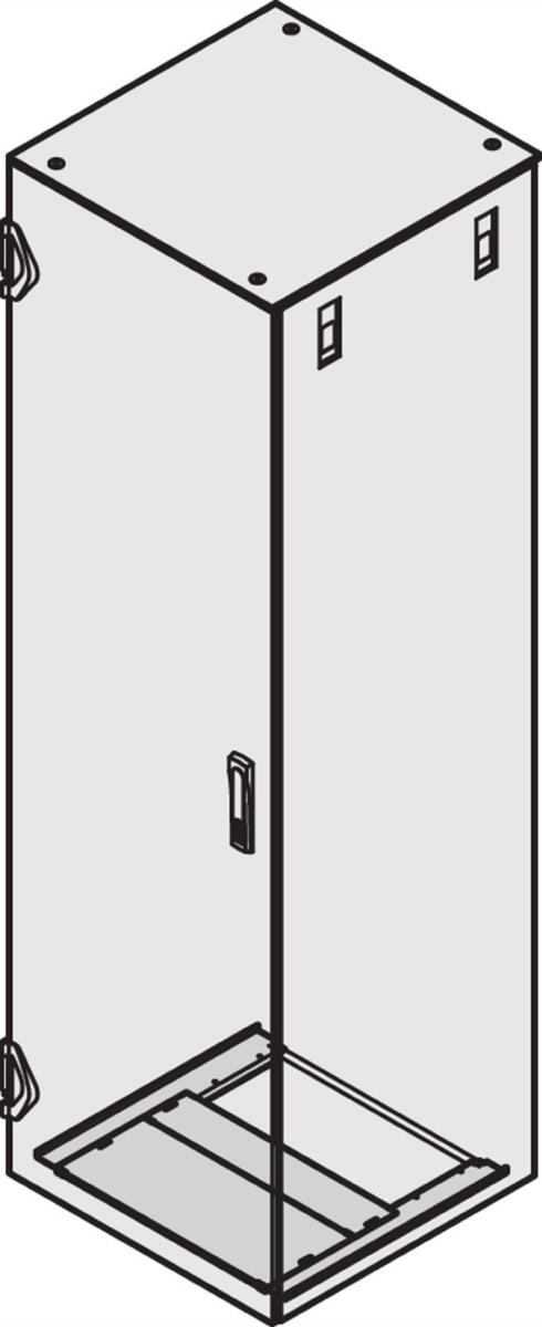 SCHROFF BODENPLATTE 600B 1100T RAL7021 (21630620)