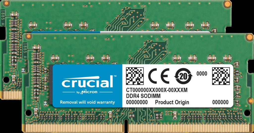 Crucial DDR4 64 GB: 2 x 32 GB (CT2K32G4S266M)