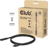 Club 3D USB-C 40 Gbit/s Verlängerungskabel 1 m 240 W 8K60Hz M/F (CAC-2502)