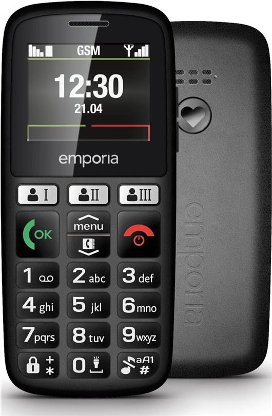 Emporia emporiaHAPPY 30 Years Anniversary Edition Einsteigertelefon 1,81" Schwarz