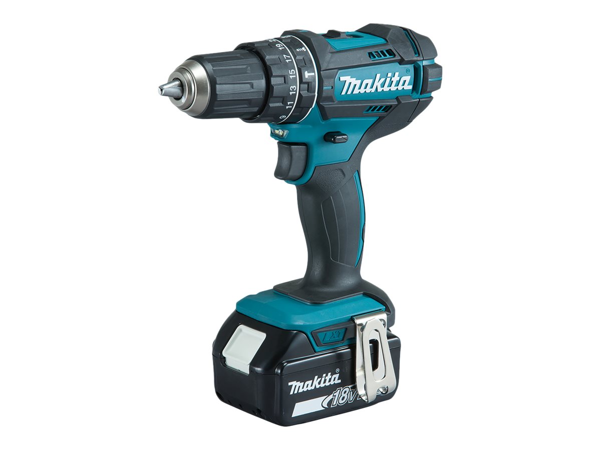 Makita DHP482RFX9 Akku-Schlagbohrschrauber 18 V 62 Nm 13 mm Schnellspannfutter Schwarz, Grün