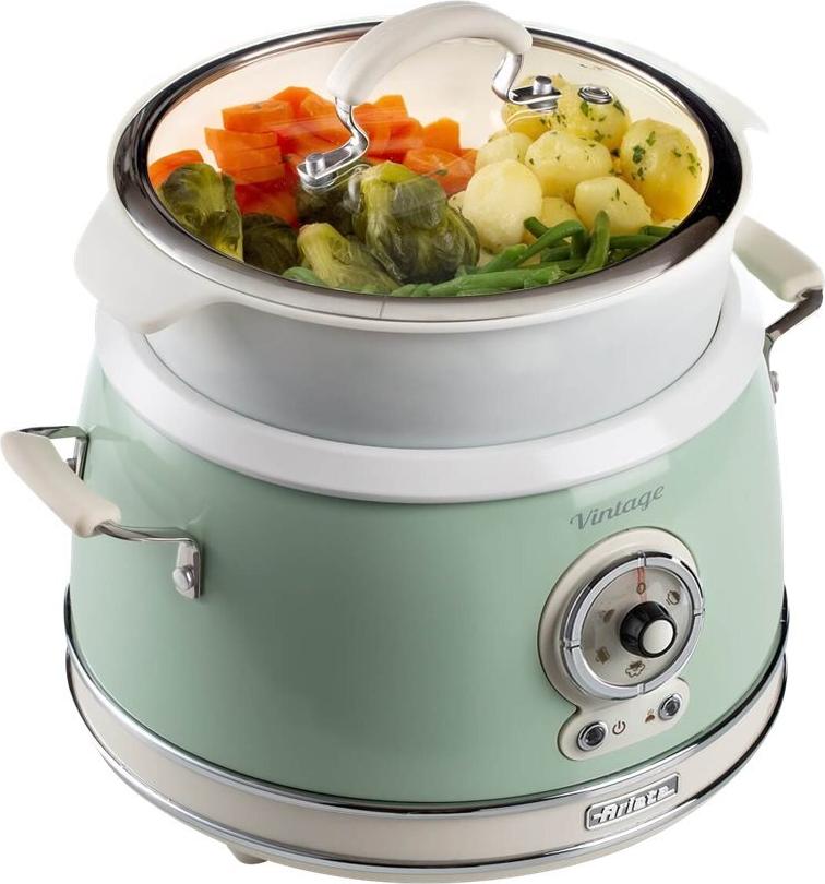 Ariete Vintage 2904 Reiskocher 3,5 l 700 W Beige - Chrom - Grün
