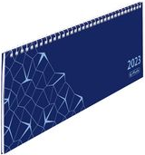 herlitz Tischkalender Compact 2023, blau (50042104)