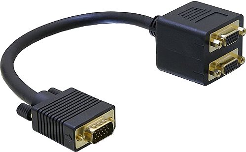 Adapter VGA Stecker zu 2x VGA Buchse, Good Connections® (1922-211)