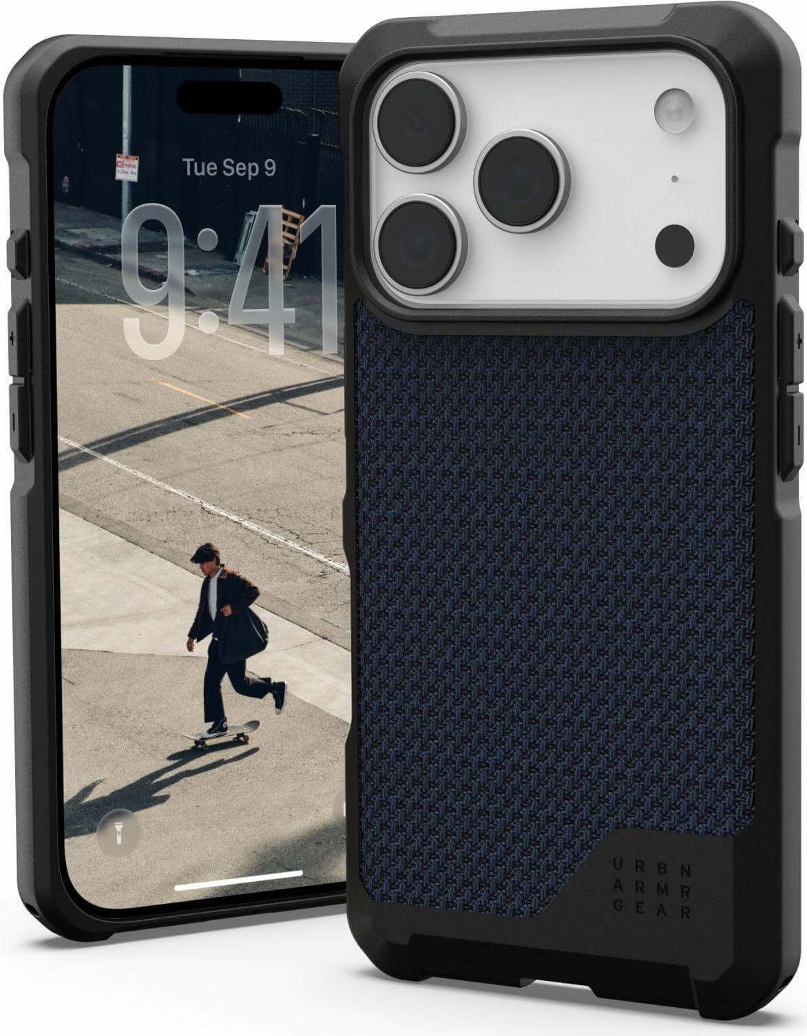 UAG Urban Armor Gear Metropolis LT MagSafe Case | Apple iPhone 17 Pro | kevlar mallard (blau) | 114517113955 (114517113955)