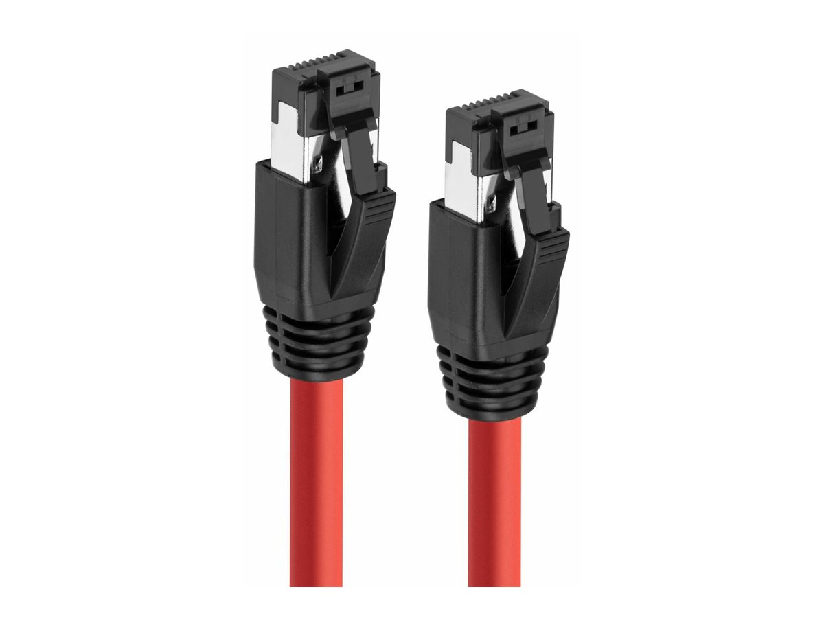 MicroConnect Patch-Kabel CAT 8.1 S/FTP 3 m RJ-45 Rot