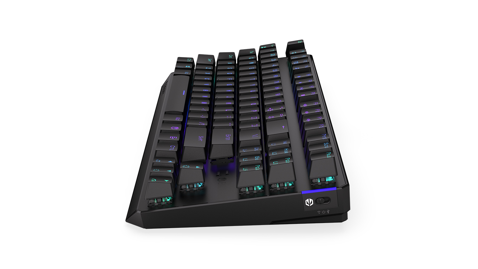 ENDORFY Thock TKL Wireless Red Mechanische Tastatur Kabellos Bluetooth USB RGB Schwarz