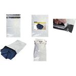 RAADHUIS Versandtasche, COEX PE, 450 x 550 mm, 50 my, weiß robust, aus Coex-PE-Folie, reißfest und blickdicht, - 1 Stück (RD-320109-25)