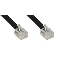 InLine® Modularkabel RJ11, St/St, 4adrig, 6P4C, 3m (18844L)