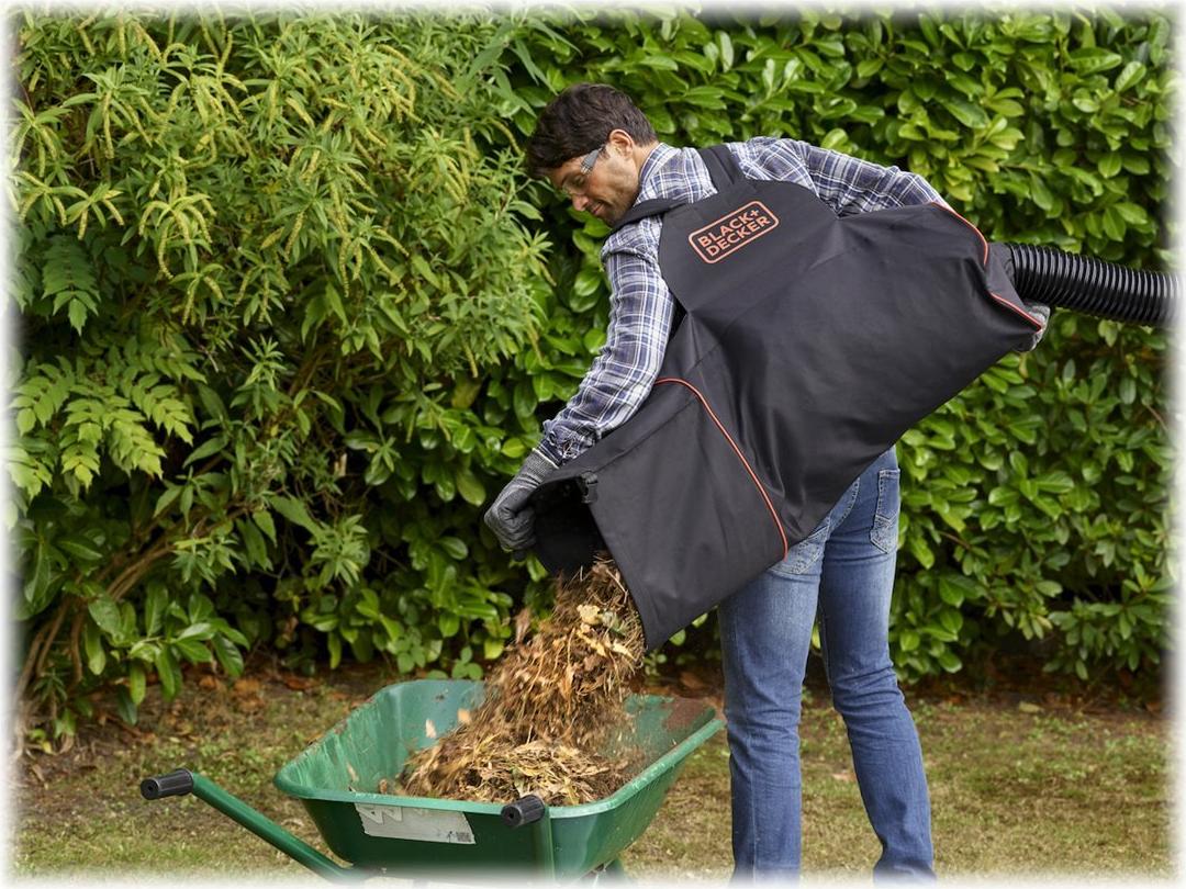 BLACK+DECKER BEBLV300-QS 3-in-1 Gartensauger 3000 W Schwarz