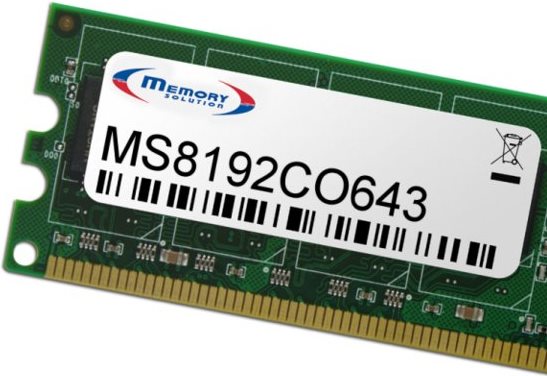 Memory Solution MS8192CO643 8GB Speichermodul (MS8192CO643)