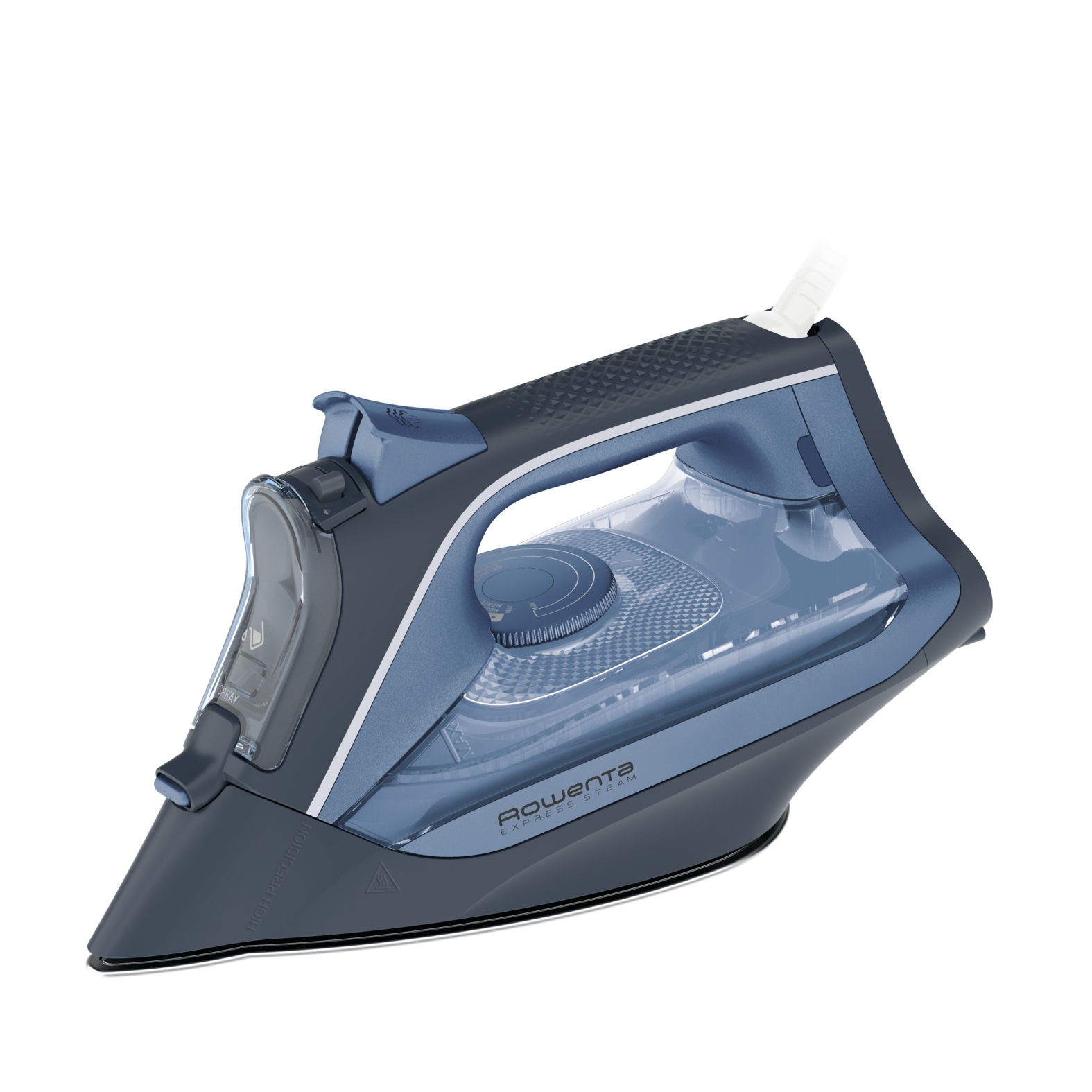 Rowenta Express Steam DW4308 Dampfbügeleisen 2500 W Microsteam 300 LASER Blau/Weiß