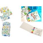 WEDO Malbuch BUNTE WELT, inkl. Farben & Pinsel, 12er Display sortiert in 3 kindgerechten Motivwelten: Dinosaurier, - 12 Stück (2543241299)