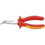 Knipex 25 26 160 VDE Flachrundzange 40° gebogen 160 mm