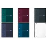 Oxford International Collegeblock NOTEBOOK, DIN A4+, kariert Hardcover-Deckel, Spiralbindung, 80 Blatt, - 1 Stück (400191243)