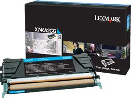 Lexmark Toner / cyan / 70.000 Seiten / für X746 (X746A2CG)