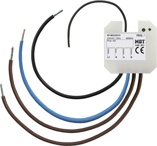 MDT RF-BE2230.01 KNX RF+ Tasterinterface 2fach UP 230VAC (RF-BE2230.01)