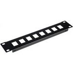 Equip Patchpanel 10" mit Keystone Montage 1U schwarz (EZKP-10-B)